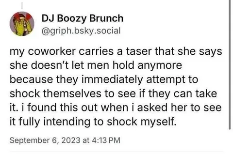 Coworker With a Taser