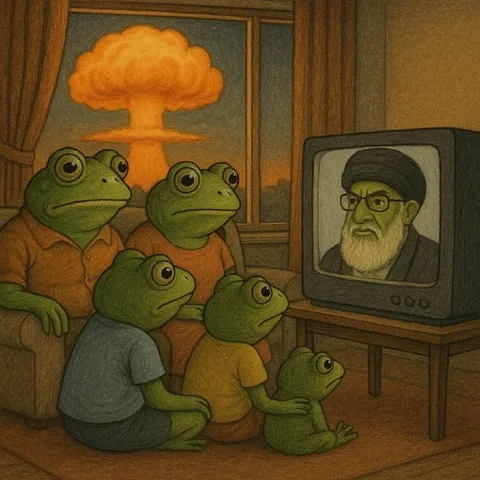 Лягушки смотрят на ядерный взрыв