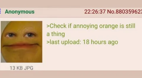 Checking on Annoying Orange