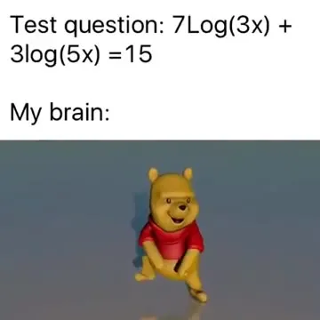 My Brain After Seeing a Log Equation