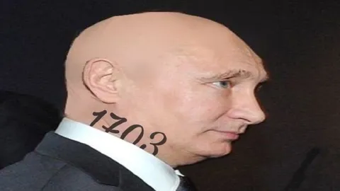Путин с татуировкой Z203