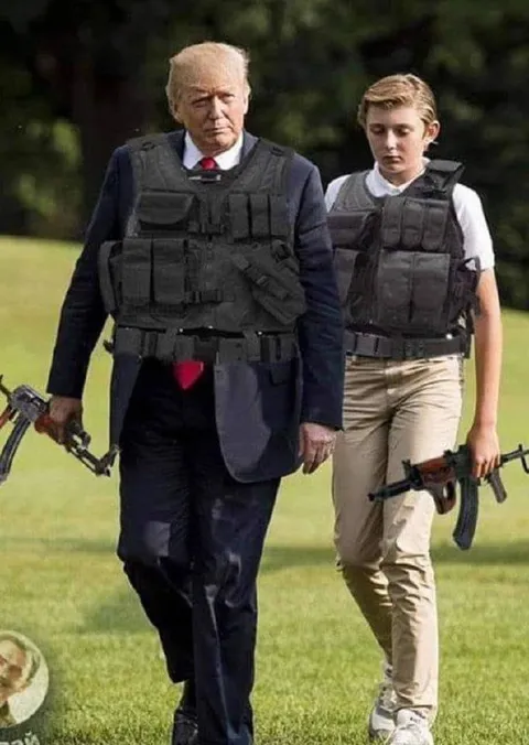 Трамп в бронежилете