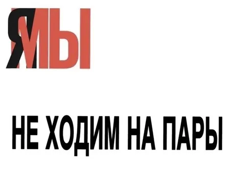 Мы не ходим на пары