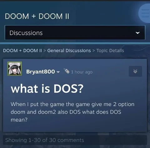 What Is DOS in DOOM?