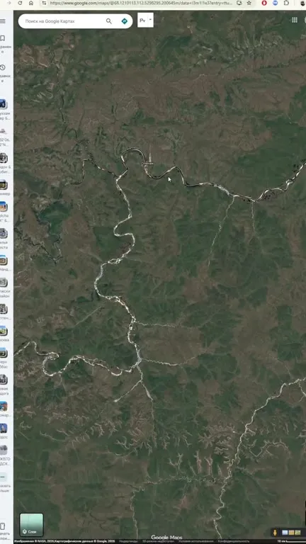 Самолётная просека в лесу