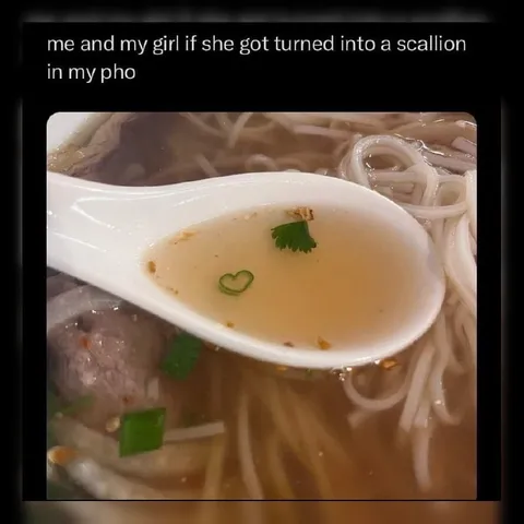 Scallion Girlfriend in Pho