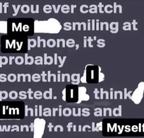 Smiling at My Own Posts
