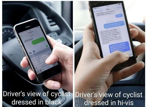 Driver's View of Cyclist