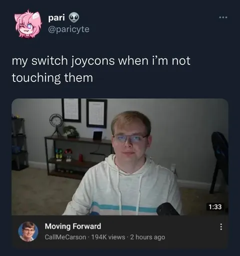 Switch Joy-Cons Moving Themselves