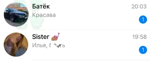 Батёк и сестра в переписке
