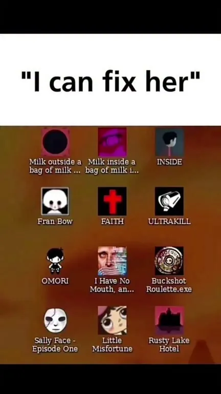 I Can Fix Her Horror Games