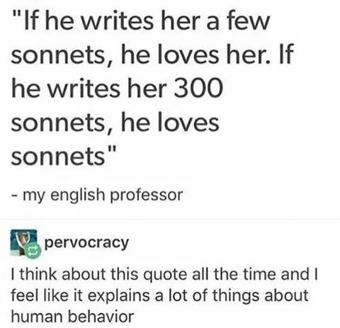 300 Sonnets Means He Loves Sonnets