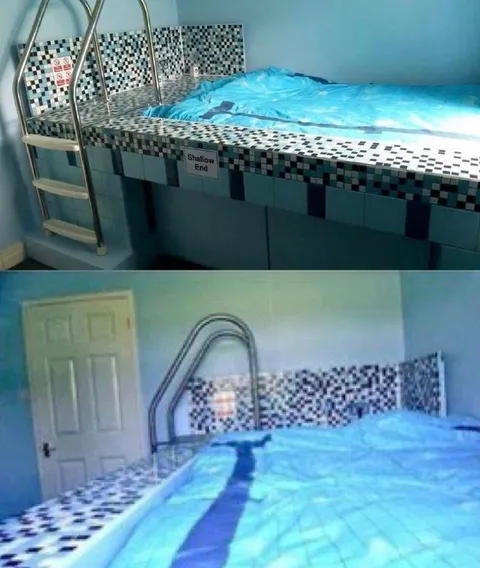 Shallow End Pool Bed