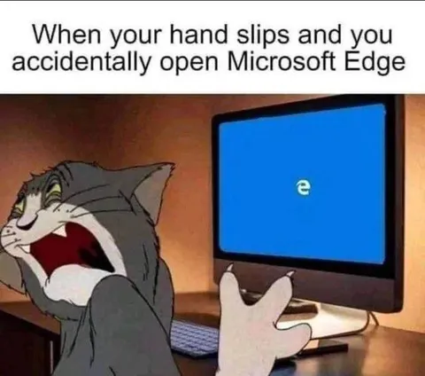 Accidentally Opening Microsoft Edge