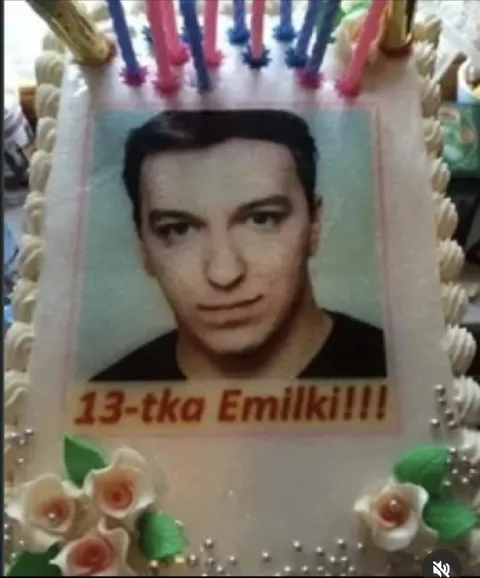 Tort z podobizną Emilki