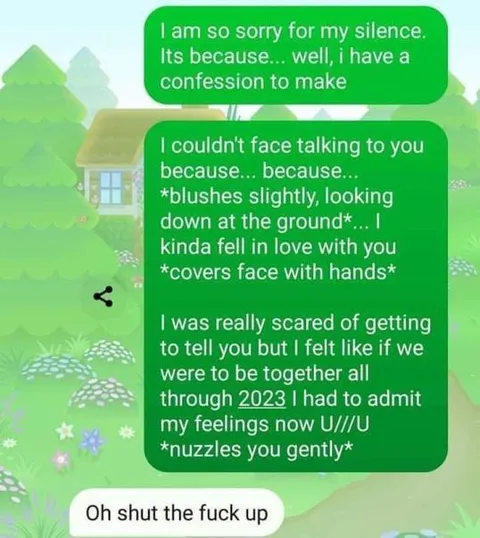 Confession Ends in Rejection