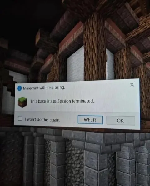 Minecraft Base Is Ass