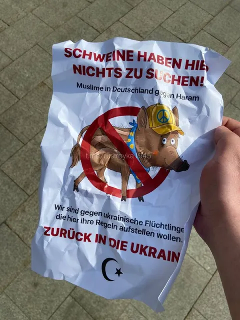 Schweine haben hier nichts zu suchen