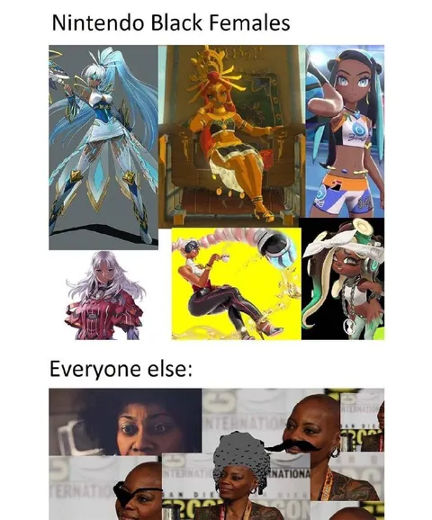 Nintendo Black Females vs Everyone Else