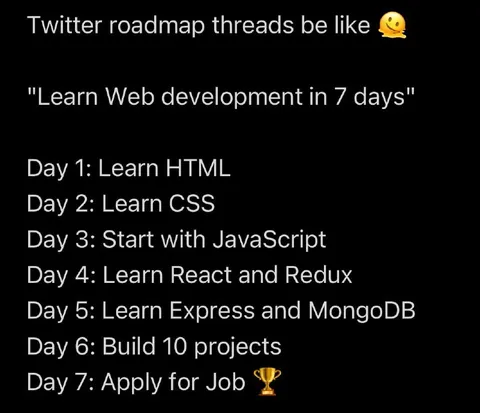 Twitter Web Development Roadmap