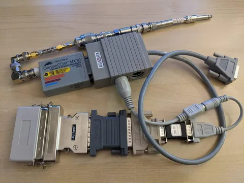 Vintage Ethernet Transceiver Cable Collection