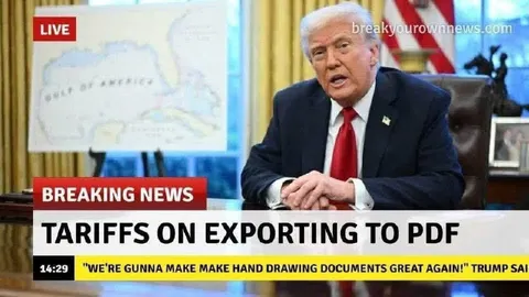Tariffs on Exporting to PDF