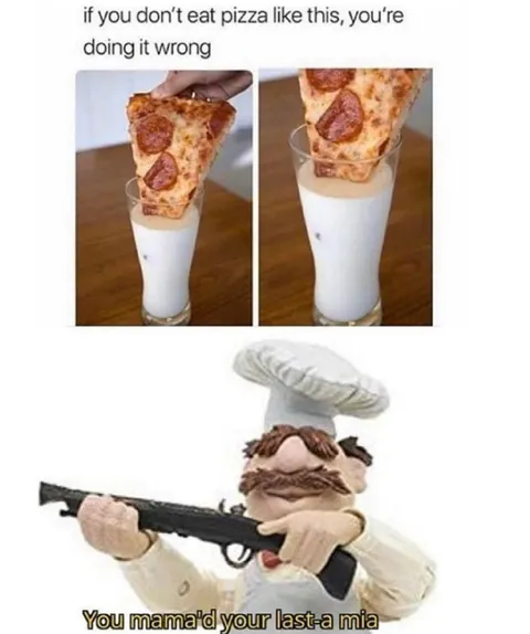 Pizza With Milk