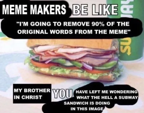 Meme Makers Remove the Words
