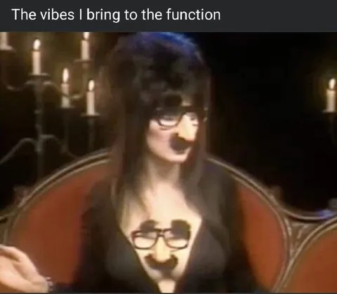 The Vibes I Bring to the Function