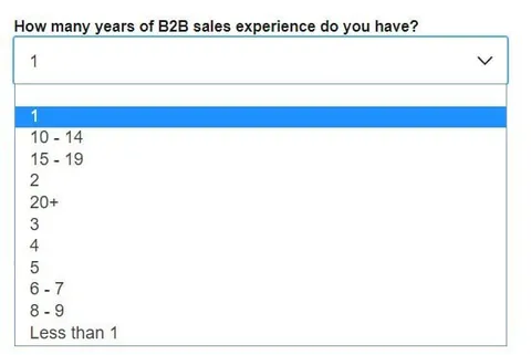 How Many Years of B2B Experience
