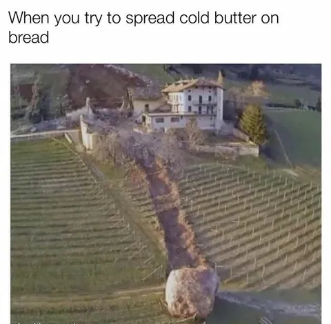 Cold Butter on Bread