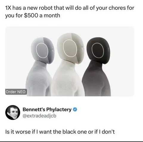 Black Robot or No Robot