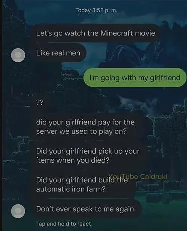 Minecraft Girlfriend Server Questions