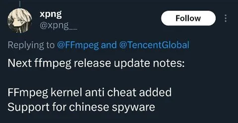FFmpeg Anti-Cheat Update