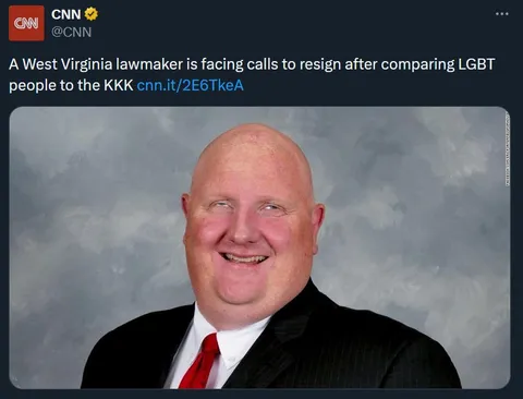 West Virginia Lawmaker Smiles