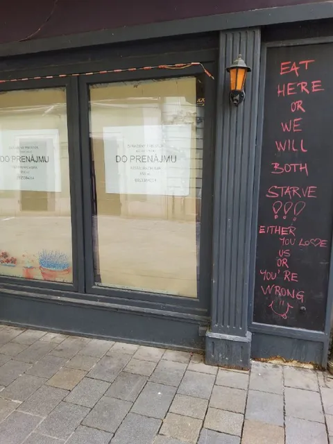 Eat Here or We Both Starve