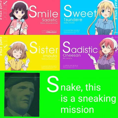 Snake Is on a Sneaking Mission