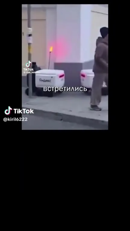 В Москве встретились роботы-доставщики