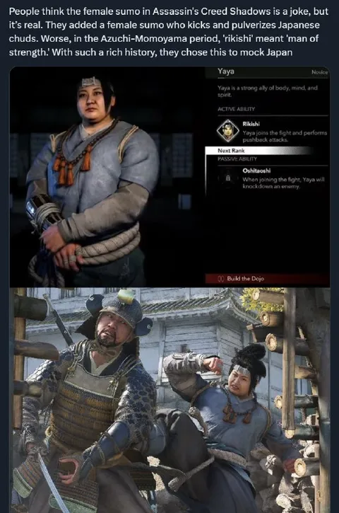 Female Sumo Warrior in Assassin’s Creed
