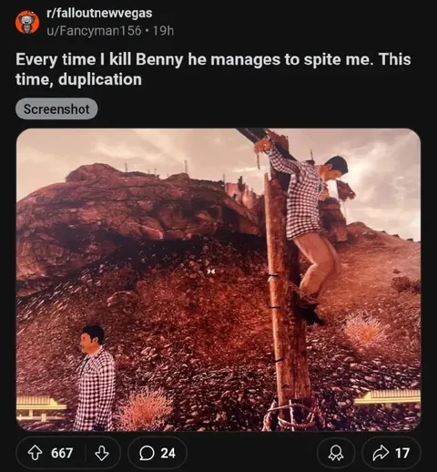 Benny Duplication Glitch