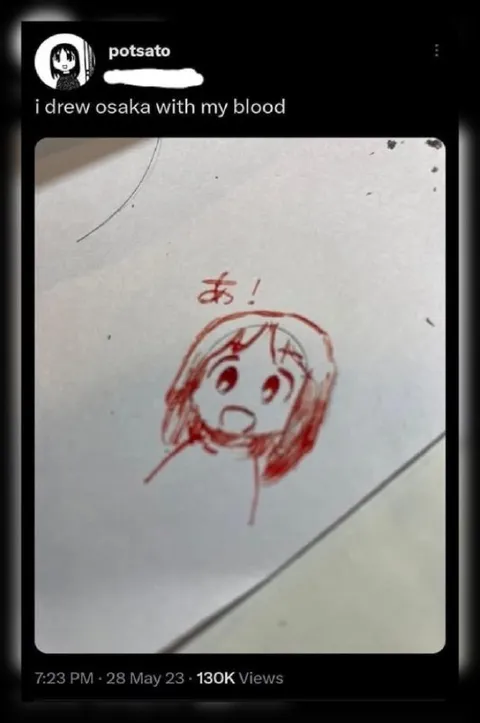 Osaka Drawn With Blood