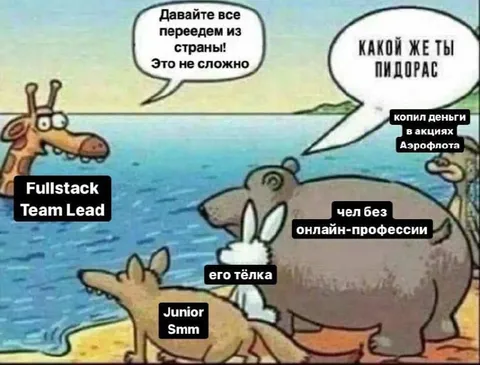 Давайте все переедем из страны