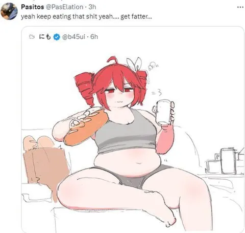 Keep Eating, Get Fatter