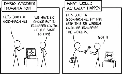 Dario Amodei's God-Machine Reality
