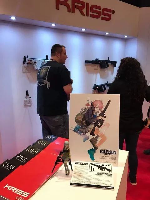 Anime Girl at the Gun Expo