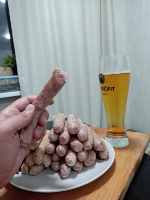 Колбаски и пиво