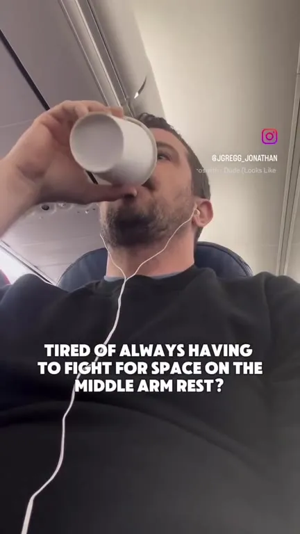 Sharing the Armrest on a Plane