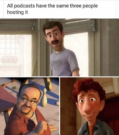 The Three Podcast Hosts