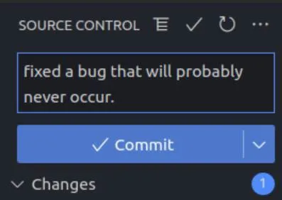 Fixed a Bug That Never Occurs