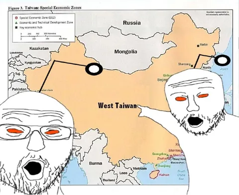 West Taiwan Map Wojak